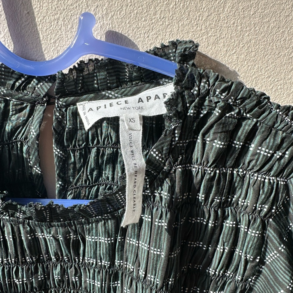 Aldea Smocked Mini dress from Apiece Apart